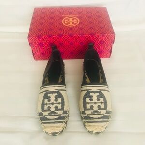 Tory Burch Espadrille Jacquard Slip-On Flat